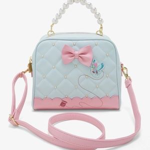 Disney x Loungefly Cinderella 70th Anniversary Pearl Rare Crossbody Pink Bag